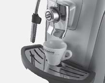 21 5 6 Druk op de middelste knop. Nacisnąć środkowy przycisk. Wanneer de machine klaar is met de koffieverstrekking, neem het kopje weg. Po zakończeniu zabrać filiżankę.