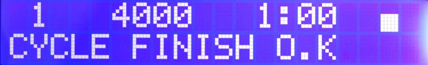 7.2.2. Uruchomienie programu Po wybraniu numeru programu i upewnieniu się czy założony jest odpowiedni wirnik spełniający wymagania tego programu możemy wystartować proces wirowania przez jednokrotne