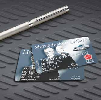 MercedesServiceCard. Bezpłatna karta MercedesServiceCard umożliwi Państwu na atrakcyjnych warunkach bezgotówkowe tankowanie paliwa na ponad 37 000 stacji paliw sieci UTA w całej Europie.