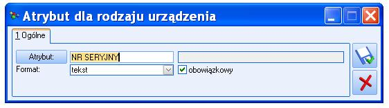 Str. 10 Moduł Serwis v. 15.0 Rys.3 Formularz rodzaj urządzenia Formularz jest obsługiwany przez standardowe przyciski: Zapisz zmiany zapisuje zmiany i zamyka formularz.