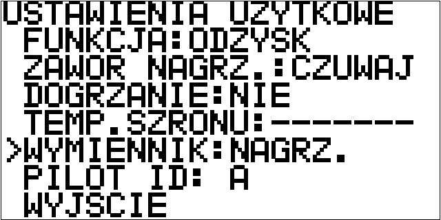 Naciśnięcie przycisku lub spowoduje załączenie/wyłączenie funkcji Kominek. Aktywność funkcji Kominek można zaobserwować na ekranie głównym za pomocą ikonki (pozycja [1], dokładny opis na str.