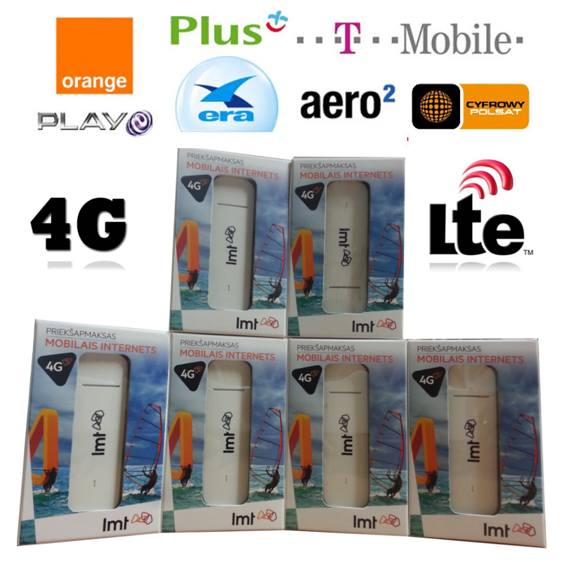 Technologie: LTE kategorii 4: 800/900/1800/2100/2600 MHz, HSPA+/UMTS: 900/2100 MHz, EDGE/GPRS/GSM: 850/900/1800/1900 MHz Max. prędkość pobierania - 150 Mbit/s Max.