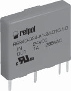 16 RSR40 przekaÿniki pó³przewodnikowe miniaturowe Obci¹ enie DC - 4 A / 24 V Zastosowania: uk³ady sterowania temperatury, uk³ady sterowania automatyki w przemyœle, systemy oœwietlenia, urz¹dzenia