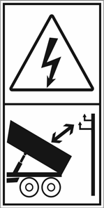 Pronar T682, Pronar T682/1 ROZDZIAŁ 2 LP. SYMBOL BEZPIECZEŃSTWA OPIS 5 Dopuszczalne statyczne obciążenie dyszla 103RPN-00.00.00.02 6 UWAGA!