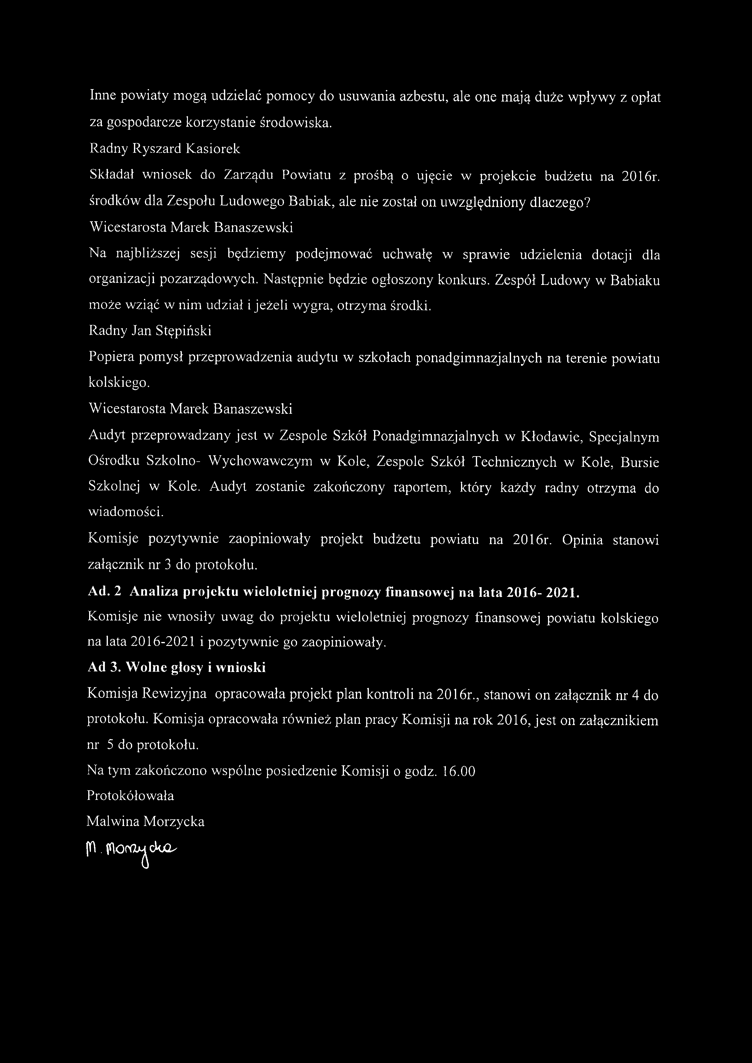 Inne powiaty mogą udzielać pomocy do usuwania azbestu, ale one mają duże wpływy z opłat za gospodarcze korzystanie środowiska.