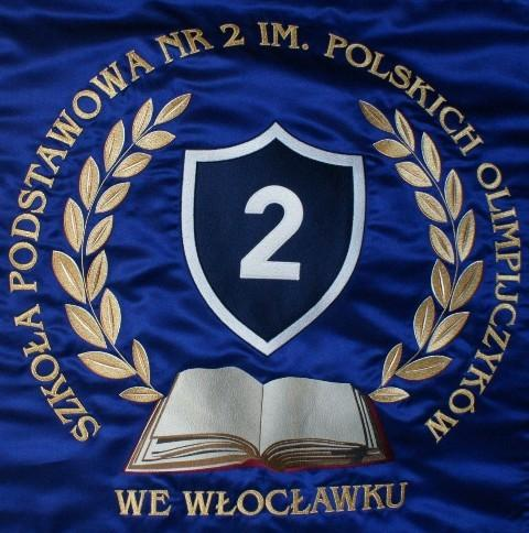 CEREMONIAŁ POCZTU SZTANDAROWEGO SZKOŁY PODSTAWOWEJ NR 2 IM. POLSKICH OLIMPIJCZYKÓW WE WŁOCŁAWKU Sztandar szkoły. 1. Szkoła Podstawowa Nr 2 im.