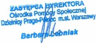 IV.4.4) Termin składania wniosków o dopuszczenie do udziału w postępowaniu lub ofert: 04.11.2015 godzina 12:00, miejsce: Ośrodek Pomocy Społecznej Dzielnicy Praga Północ m.st. Warszawy ul. K.