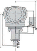 Aperflux 851 Aperflux 851 ø F B A G Wymiary gabarytowe w mm Wielkość (mm) 25 50 80 100 150 200 250 ale 1" 2 3 4 6 8 10 S - Ansi 150/PN 16 184 254 298 352 451 543 673 S - Ansi 300 197 267 317 368 473