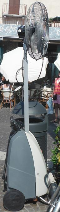 Dysze na wiatrakach. Totem stacjonarny zewnętrzny.