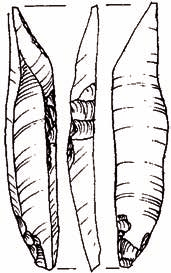WIELOFUNKCYJNE STANOWISKO MAZOWSZAŃSKIE W GULINIE 217 a b c d e g f h 0 i 3 cm j k Ryc. 10. Gulin, pow. Radom.