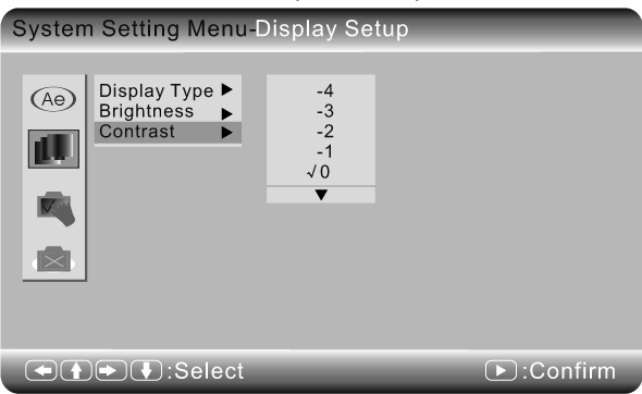 PL Typ wyświetlenia Opcję używa się do wybrania wielkości stron. Jeżeli obraz kanału jest przenoszony w stosunku stron 16:9, można go przełączyć na 4:3PS lub 4:3LB.