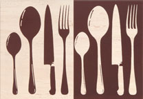 Sakura Cutlery Sztuçce w komplecie.