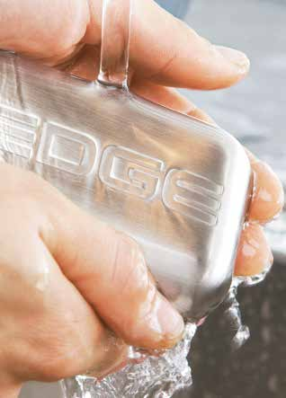 EDGE Metalowe mydło Metal. Metalowe mydło, dzięki któremu usuniesz z dłoni zapach żywności (czosnek, cebula, ryba). Świetny upominek dla każdego kucharza. Art.