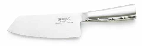 KNIVES NA NOŻACH MOŻNA WYKONAĆ GRAWER 1. 2. 3. 4. 5. 1. EDGE japoński nóż szefa kuchni Ostrze ze stali molibdenowo-wanadowej 1.4116, 53-55 HRC, uchwyt ze stali nierdzewnej 18/8. Art.
