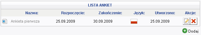 1. WPROWADZENIE Rys. 1 Widok modułu ankiet od strony Internauty (pytanie) Rys.