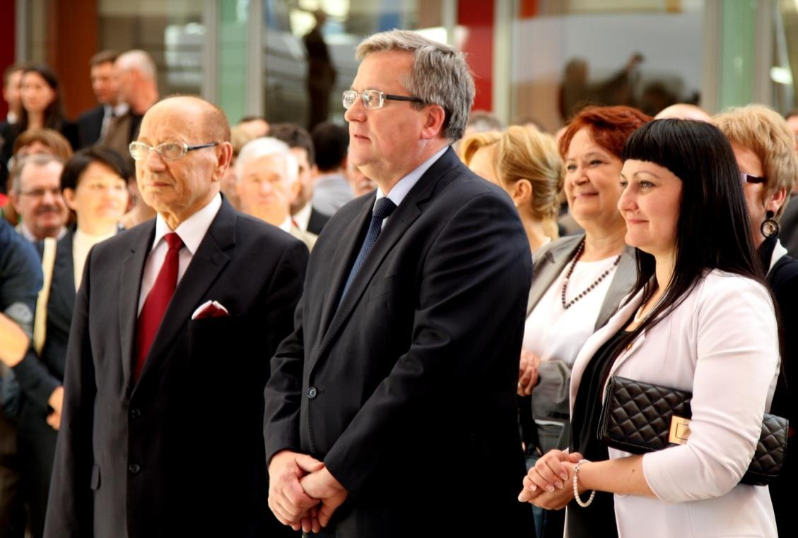 Oficjalne otwarcie przez Prezydenta RP Bronisława Komorowskiego odbyło się 16