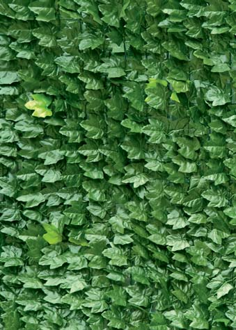 OZDOBNE OGRODZENIA LAUREL 00 Ogrodzenie ozdobne z PVC w kształcie liści laurowych. Odporne na promienie UV. Wymiary: 3,00x,00m.