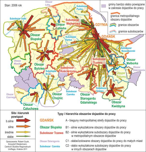 Dojazdy do pracy Nazwa obszaru dojazdów Liczba dojeżdżając ych w skali całego obszaru Liczba pracując ych w całym obszarze Metropolitalna strefa dojazdów 94 917 314 672 Obszar Słupska 12 147 41 792