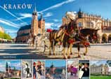 Kraków w akwareli i w fotografii 20 kartki foto C6 KR-335 KR-336 KR-337 KR-338 KR-339 KR-340