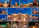 Kraków w akwareli i w fotografii 21 kartki foto C6 KR-360 KR-361