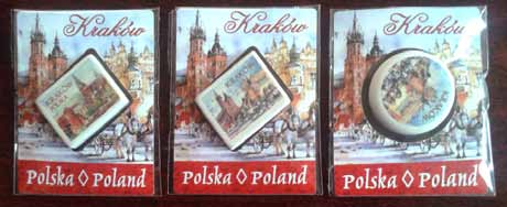 Kraków w akwareli i w fotografii 46 szklany pilnik do paznokci -ozdobny szklany pilnik -sprzedawany w