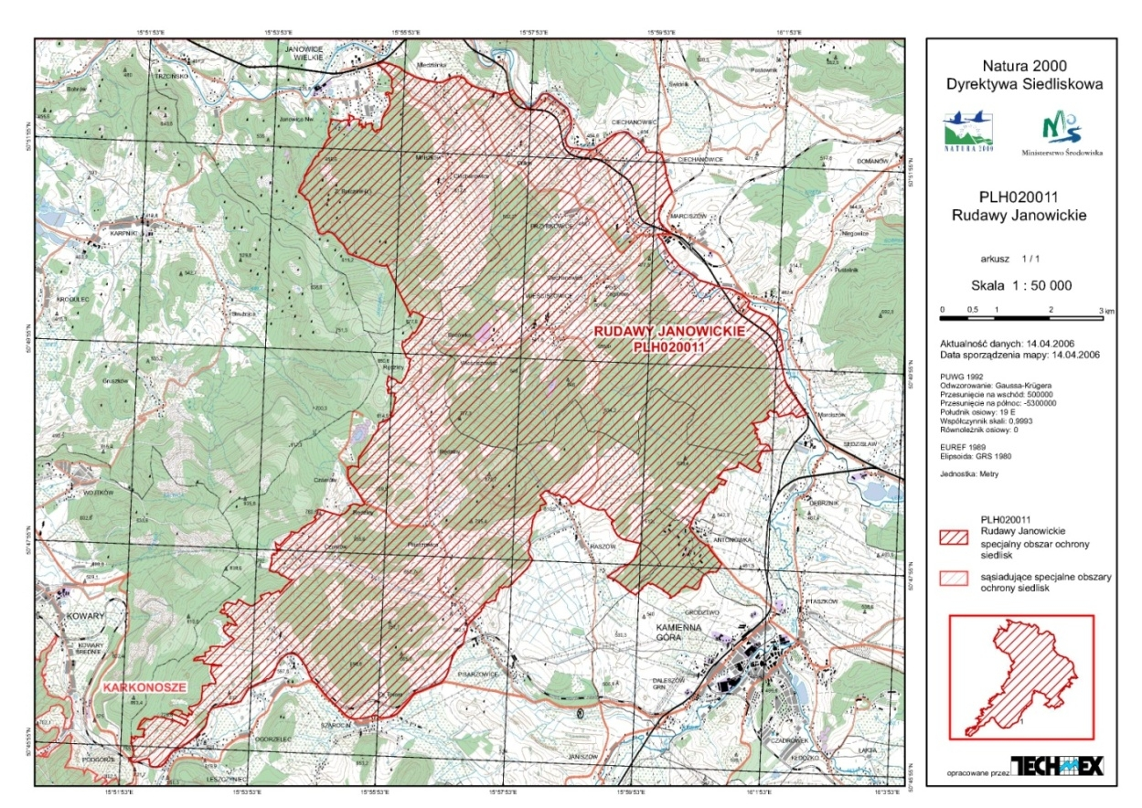 Występują następujące formy ochrony: Park Narodowy: Karkonoski (5575,0 ha) Rezerwat Biosfery: Karkonoski (5575,0 ha) (rez.