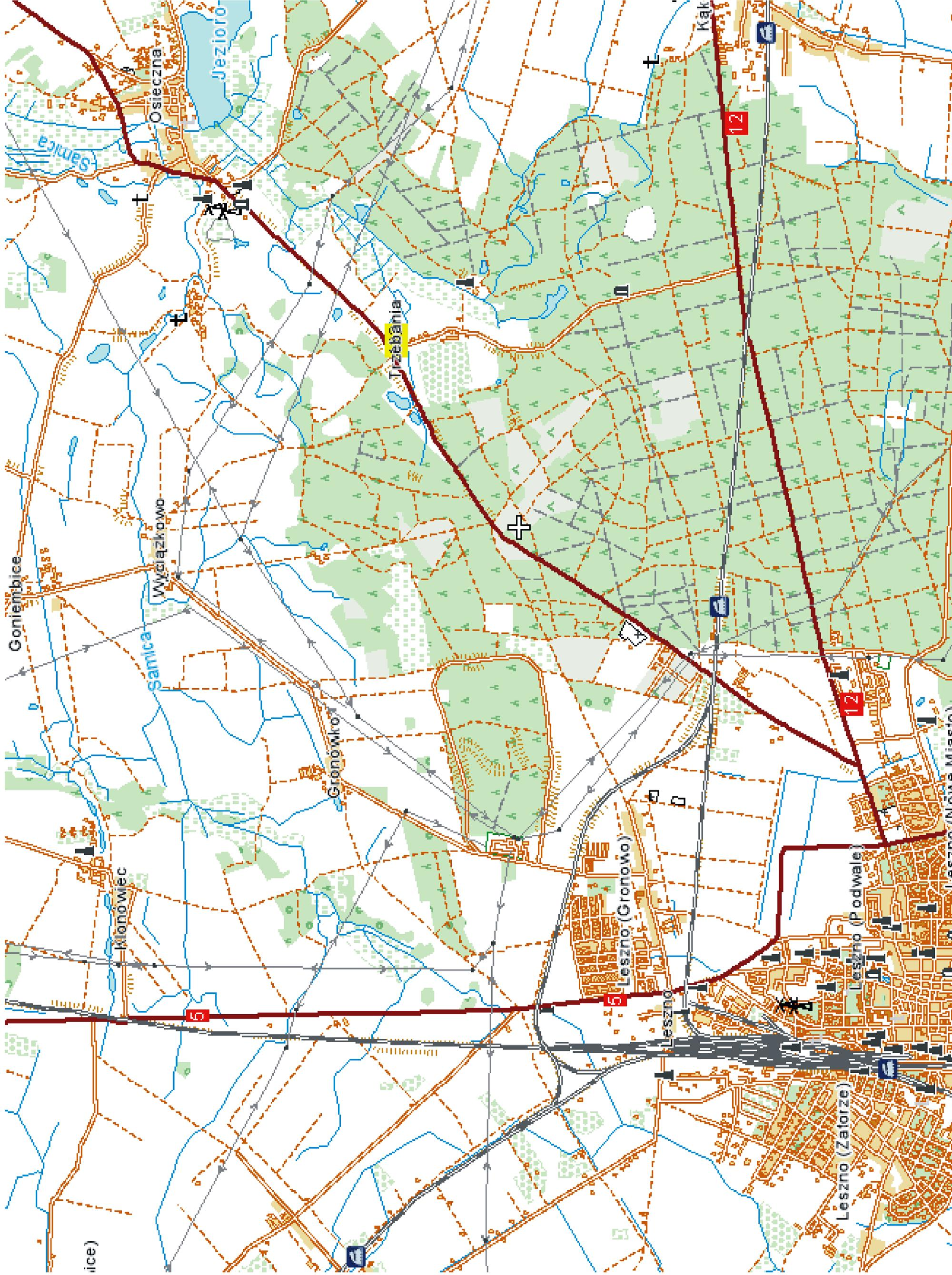 KOŚCIAN ANDRZEJ SPORNY 1739/94/Lo WKP/BD/4662/01 MARZEC 2014 DROGOWA PLAN ORIENTACYJNY 1 DROGA WOJEWÓDZKA NR 432 LesznoWlkp. -Śrem - Środa Wlkp.