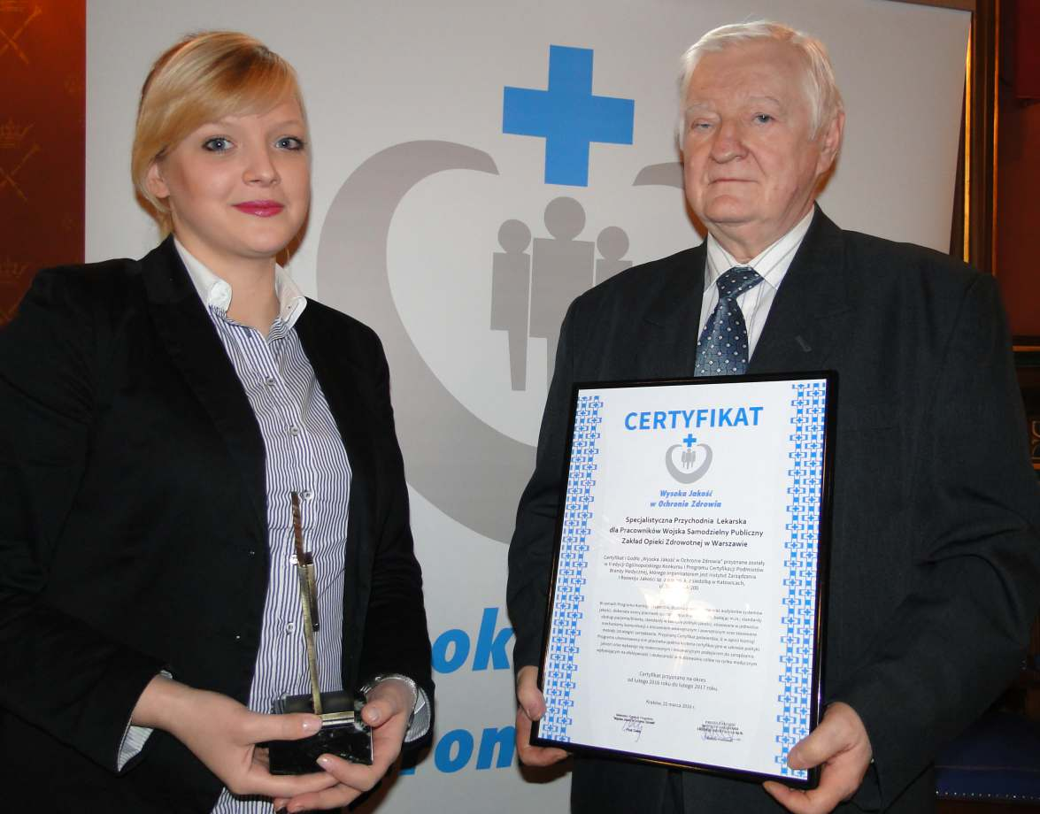 Wysoka Jakość w Ochronie Zdrowia - świadectwo najwyższych standardów!