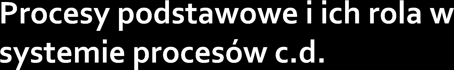 W przedsiębiorstwie mogą funkcjonować procesy o charakterze: decyzyjno-zarządczym (do których możemy zaliczyć planowanie strategiczne, ustalanie polityki cenowej), procesy związane z zarządzaniem