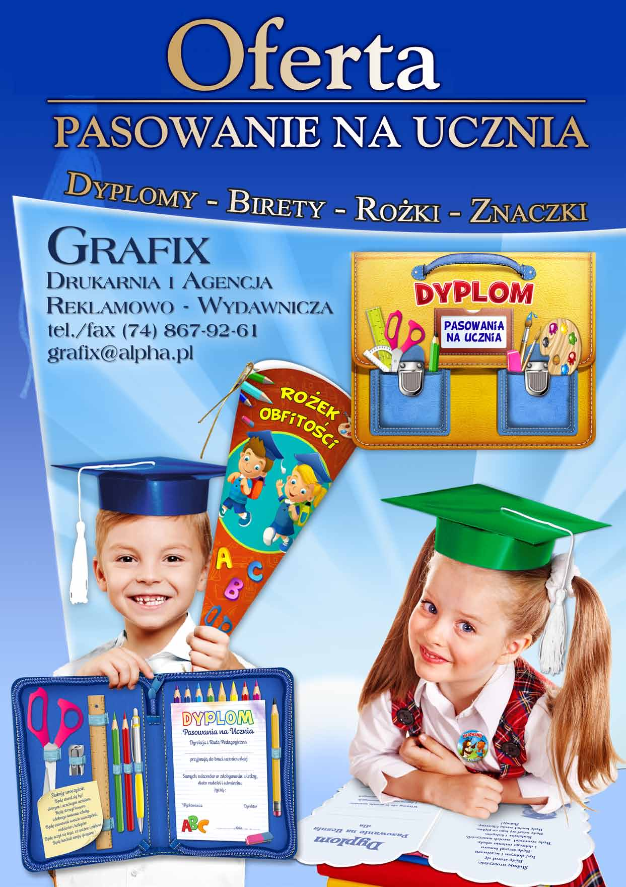 GRAFIX Drukarnia i Agencja Reklamowo - Wydawnicza 57-300 Kłodzko, ul.