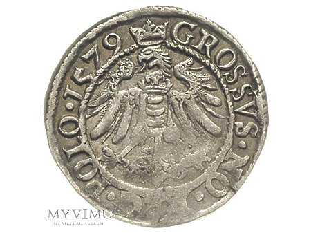 strona 1 grosz koronny 1579 2011-08-18 grosz koronny 1579 Datowanie przedmiotu: 1579 Waga: 1,92 g Numer inwentarzowy: IDR 005 Data i sposób nabycia: 13-11-2010 r.
