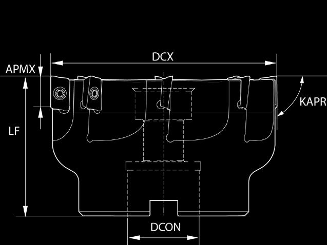 M180 Narzędzia do frezowania walcowo-czołowego KOD APMX DC DCON DCX KAPR LF ZEFP M180A05006022040AP11 11 50 22 50 90 40 6 M180B05006022040AP11 11 50 22 50 90 40 6 M180B06308022040AP11 11 63 22 63 90