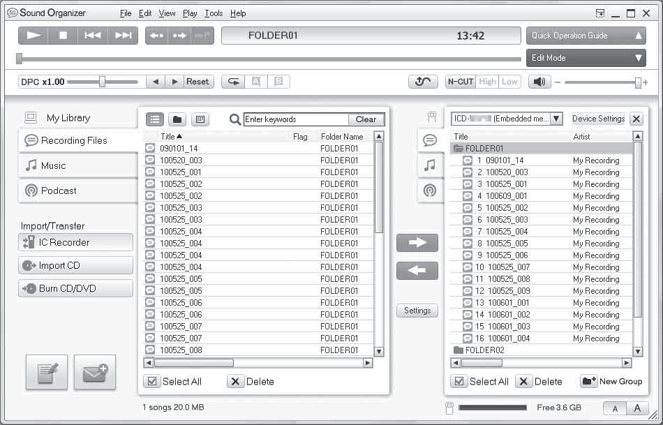 Zostanie wyświetlone menu [Sound Organizer - InstallShield Wizard], a następnie okno [Welcome to Sound Organizer Installer].