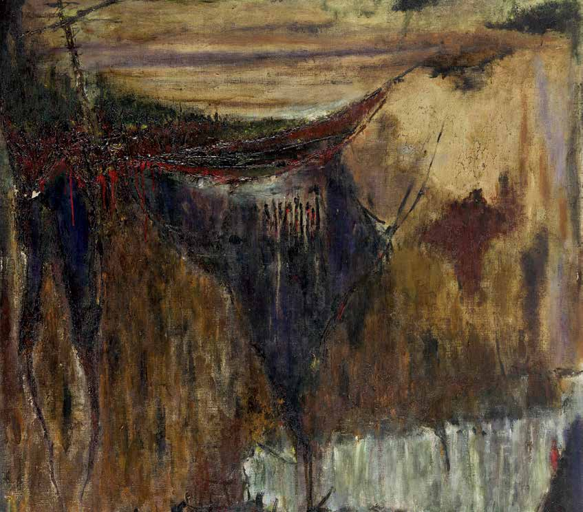 Rajmund Ziemski, "Pejzaż 38/60", 1960 r. Aukcja Sztuki Współczesnej 17 marca (czwartek) 2016 r., godz.