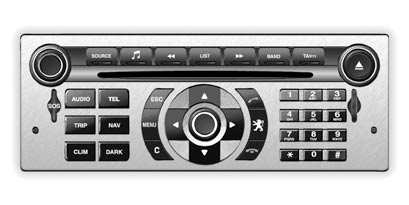 Komfort wewnątrz pojazdu - 81 PŁYTKA STEROWANIA ORAZ FUNKCJE ZWIĄZANE Z RADIOTELEFONEM RT3 Wyposażenie: - specjalne gniazdo na zmieniarkę CD, - dwa wejścia analogowe (wolne) na odtwarzacz MP3, -