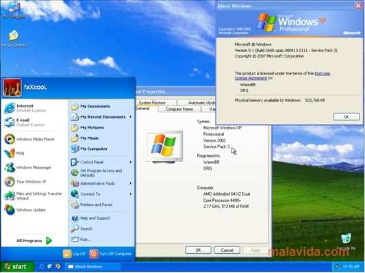 Windows XP W roku 2001 na rynku pojawił się system operacyjny Windows XP (nazwa kodowa Whistler), który połączył dotychczasowo rozwijane odrębnie linie systemów operacyjnych dla użytkowników domowych