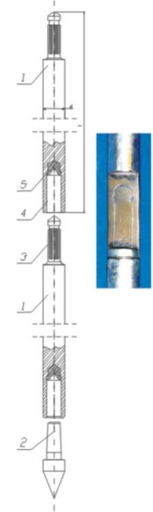 2.1. UZIOM PRĘTOWY TYPU UPB - Element mocująco uszczelniający. BK 9100 do BK 9104 Uziomy prętowe wbijane służą do wykonywania uziemień pionowych za pomocą młotów udarowych.