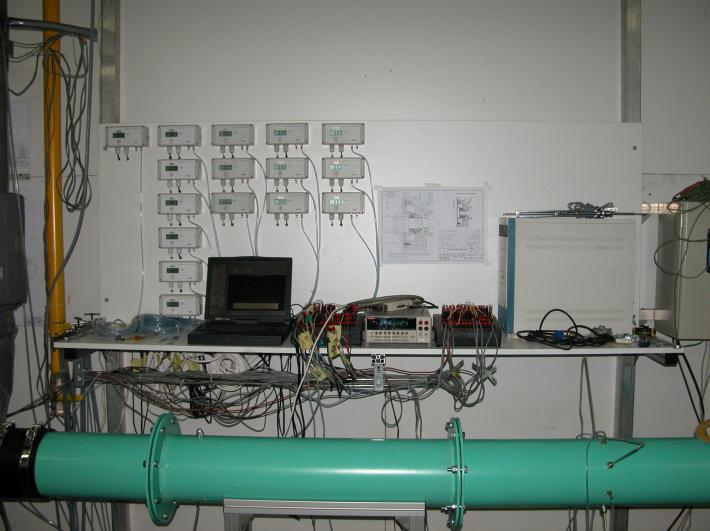 Badania Laboratoryjne elektrycznych skrzynki przyłączeniowe połączone były z multimetrem Keithley 2700. Każdemu z czujników przypisany był osobny kanał.