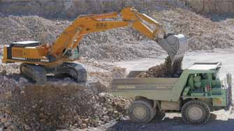 92 3. Zastosowanie jednonaczyniowych łyżkowych koparek hydraulicznych podsiębiernych jako maszyn ładujących w układzie technologicznym Innymi maszynami ładującymi, możliwymi do aplikacji w procesie