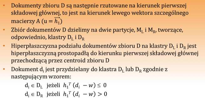 Działanie algorytmu PDDP (2) str.