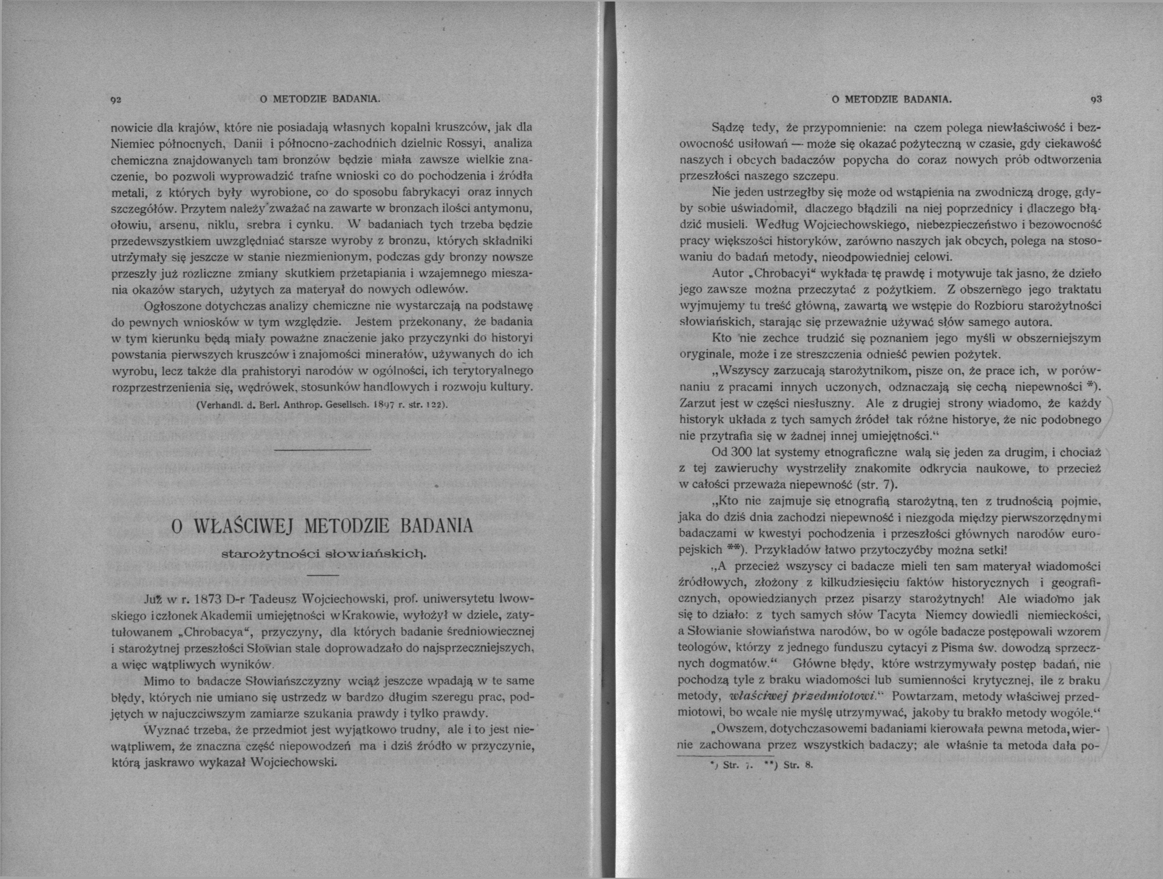 92 O METODZIE BADANIA.