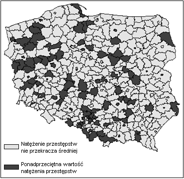 Natężenie przestępstw przeciwko życiu
