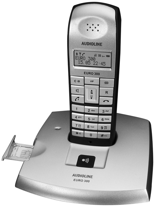 Bezprzewodowy aparat telefoniczny operujący
