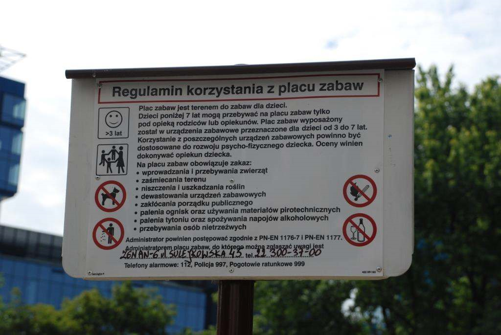 . LEGENDA teren placu zabaw - do renowacji elementy do usunięcia 4. Pn 2.