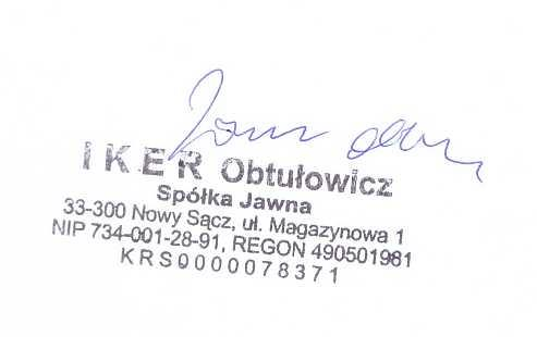 8. Wszelkie pytania proszę kierować droga elektroniczna na adres: janusz@iker.com.pl 9. Zapytanie zostało upublicznione na stronie Zamawiającego:www.iker.com.pl/fundusze X.