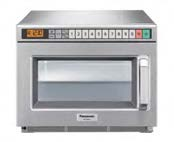 PANASONIC Kuchenka mikrofalowa Heavy Duty Compact manualna 2 poziomy mocy Obudowa zewnętrzna i drzwi wykonane ze stali nierdzewnej Komora kuchenki pokryta stalą epoksydowaną, dno ceramiczne