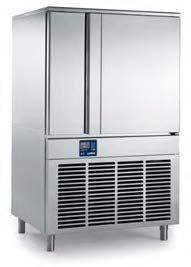 LAINOX Schładzarko-zmrażarka szokowa New Chill RDM161S 16x GN 1/1 lub 16x 600x400 mm model pojemność odległość między prowadnicami wymiary schładzanie szokowe głębokie mrożenie wydajność na cykl