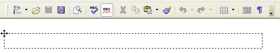 Formatowanie pasków narzędziowych Po uruchomieniu programów w pakiecie LibreOffice mamy włączony domyślny zestaw pasków narzędziowych.