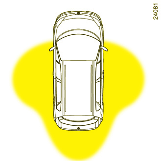 KARTA RENAULT TYPU WOLNE RĘCE : sposób użycia 1 2 3 4 Karta RENAULT typu wolne ręce Oprócz funkcji zwykłej karty RENAULT z nadajnikiem zdalnego sterowania, umożliwia ona bezdotykowe (w trybie wolne