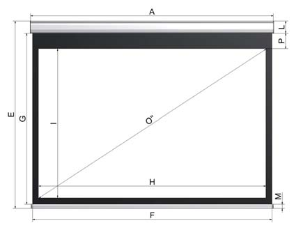 *Czarne ramki dostępne jako opcja Ekrany elektryczne Motorized Professional firmy Adeo Screen - kompaktowe, lekkie i proste w użyciu - są rezultatem wielu lat badań oraz działań nad designem.